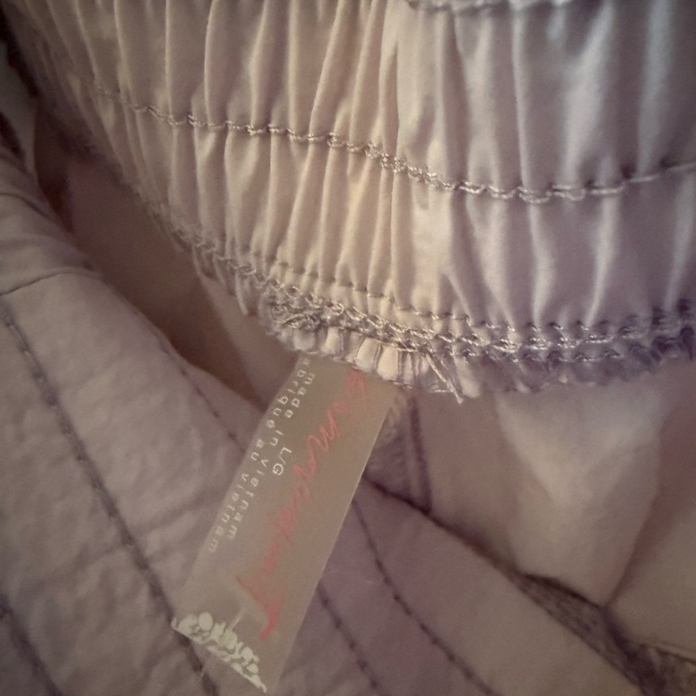 Light Lavender Joggers With Drawstring Waist - image 3